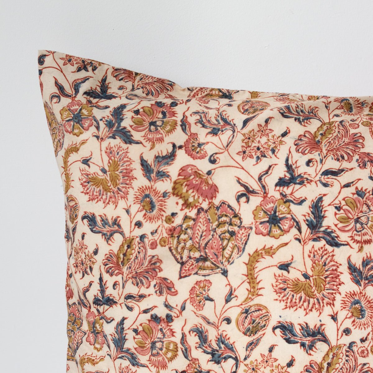 Block Print Pillow Cover | Zara - elsie green - Textiles