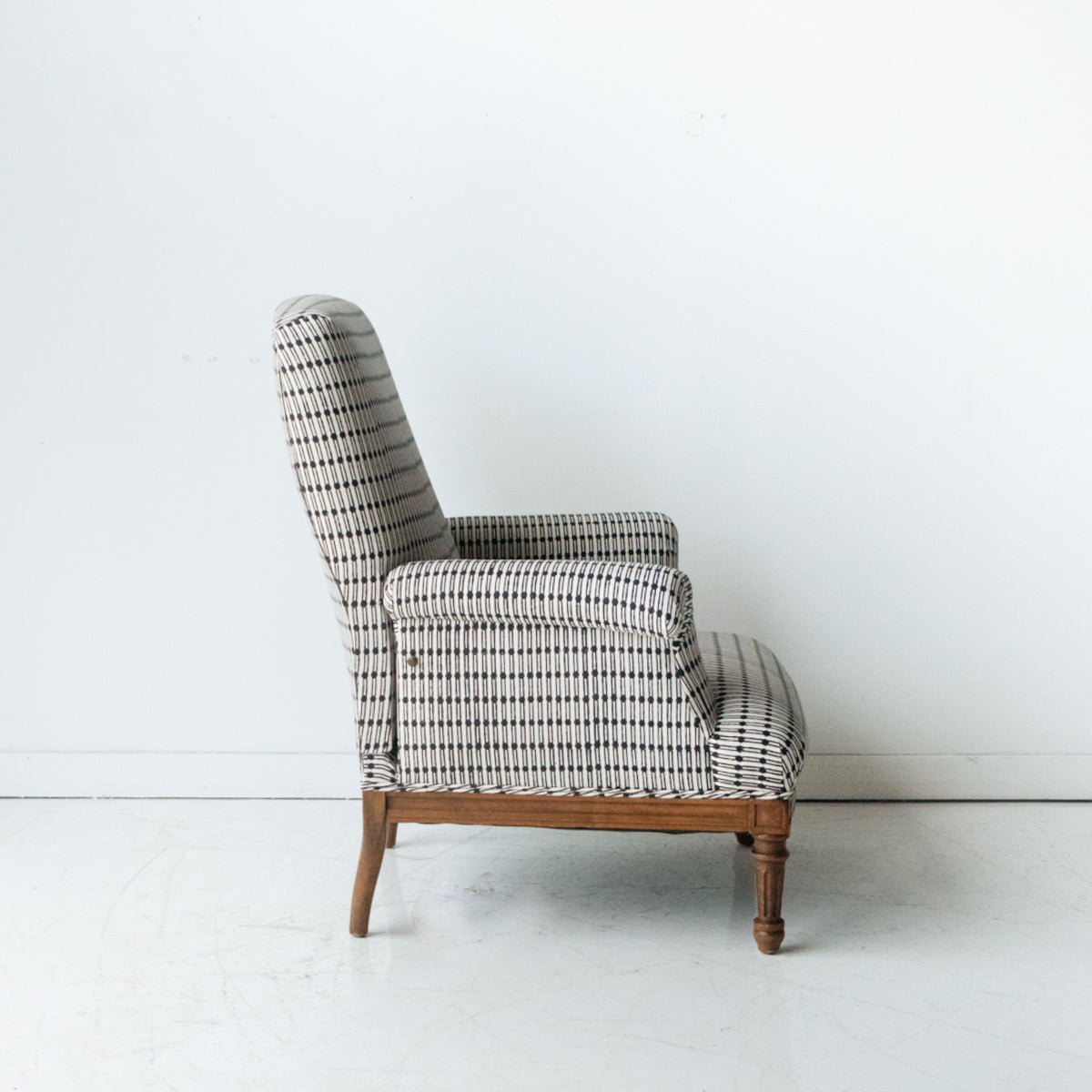 Block Print Reclining Arm Chair | Erica Tanov Jacobsen - elsie green - Furniture