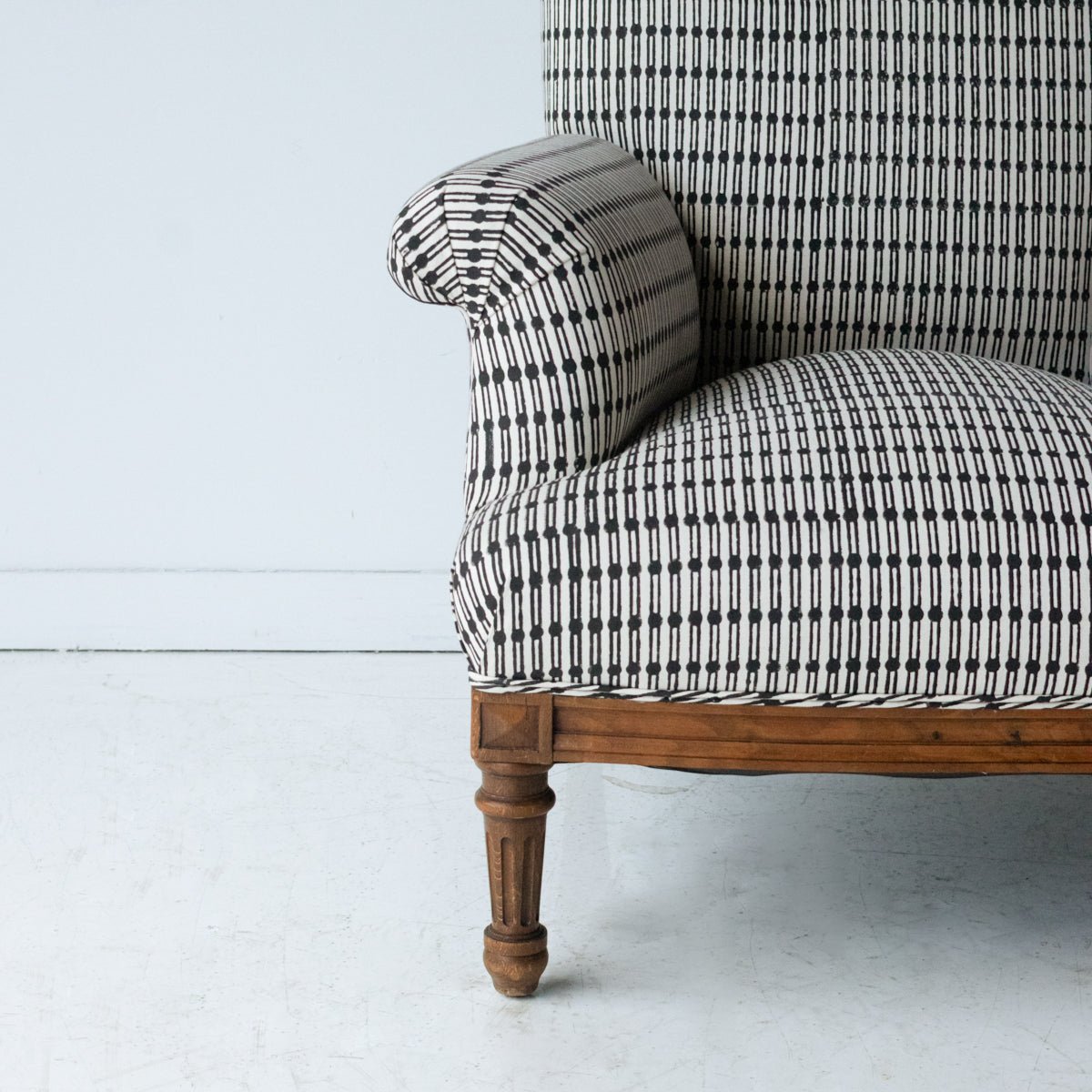 Block Print Reclining Arm Chair | Erica Tanov Jacobsen - elsie green - Furniture