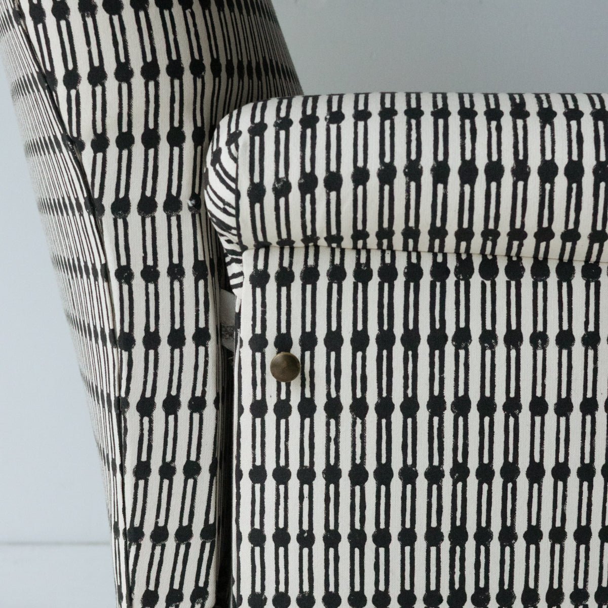Block Print Reclining Arm Chair | Erica Tanov Jacobsen - elsie green - Furniture
