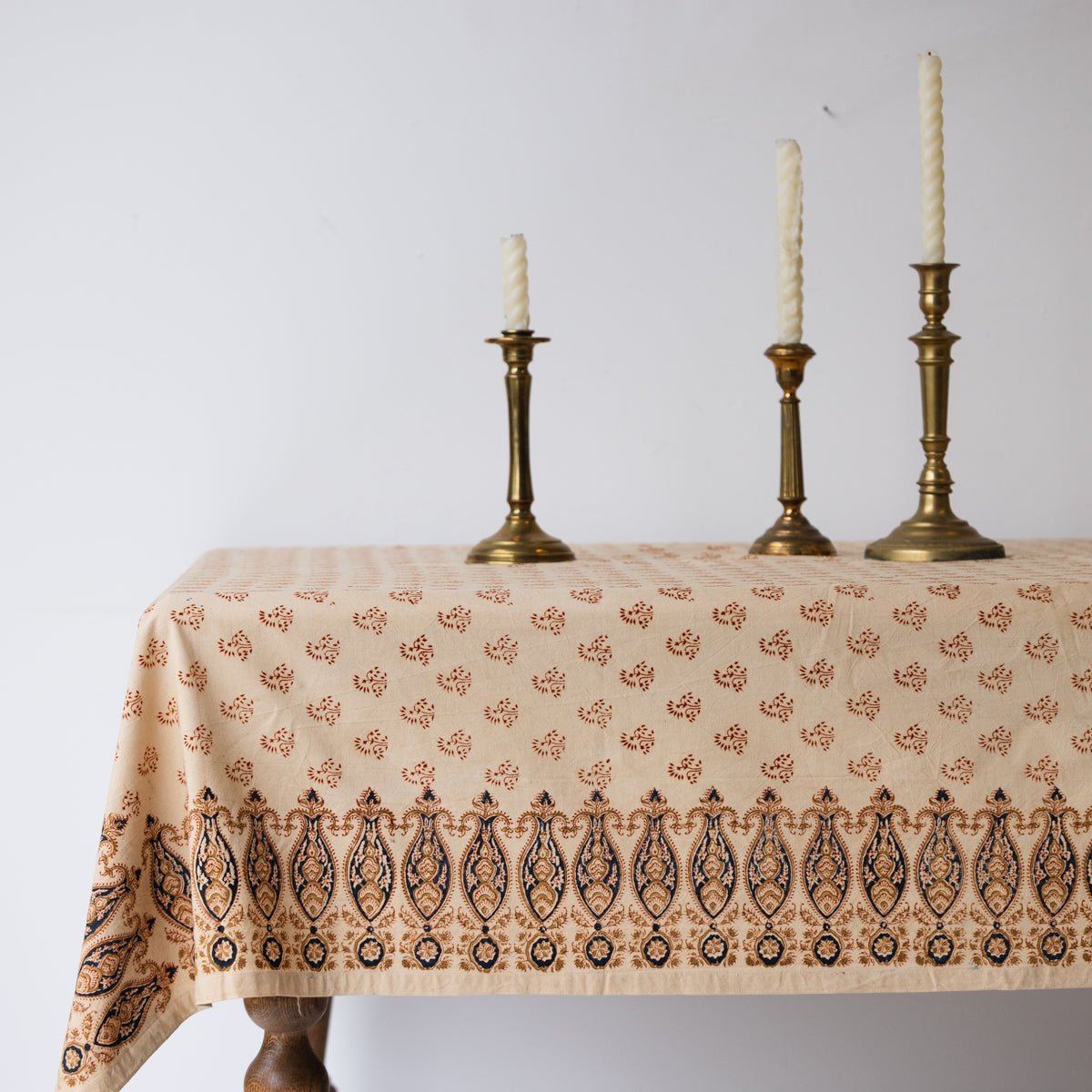 Block Print Tablecloth - elsie green - textiles