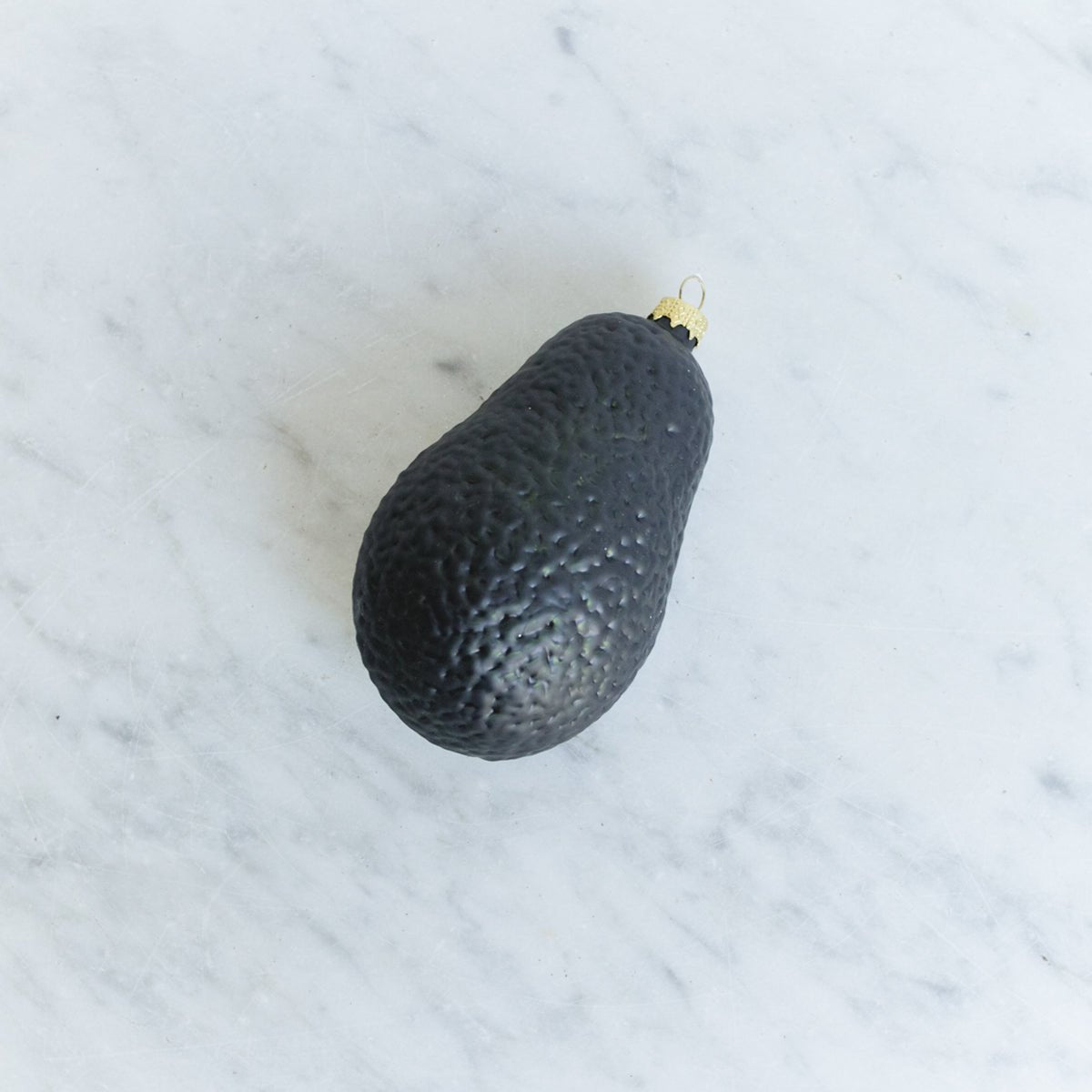 Blown Glass Avocado Ornament - elsie green - decor