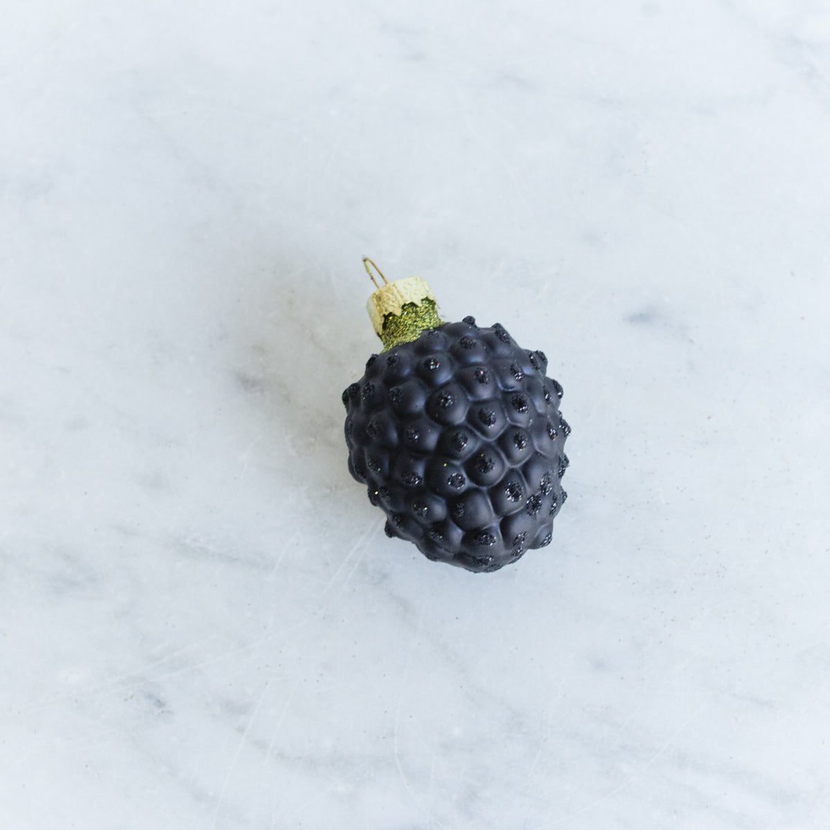 Blown Glass Blackberry Ornament - elsie green - decor