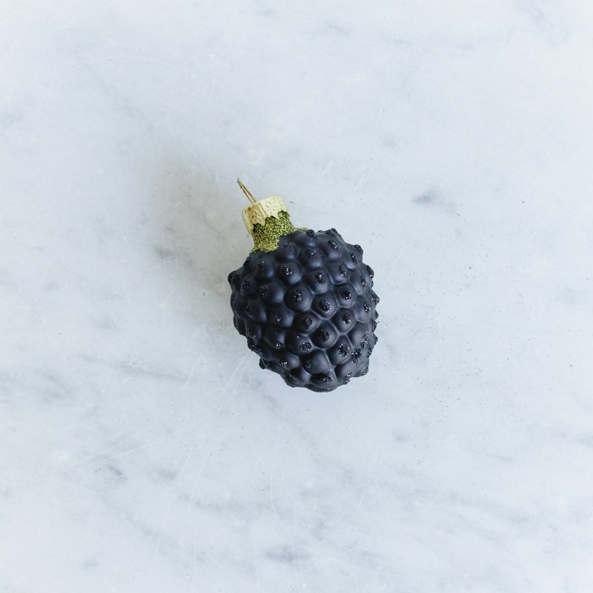 Blown Glass Blackberry Ornament - elsie green - decor