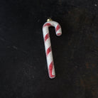 Blown Glass Candy Cane Ornament - elsie green - decor