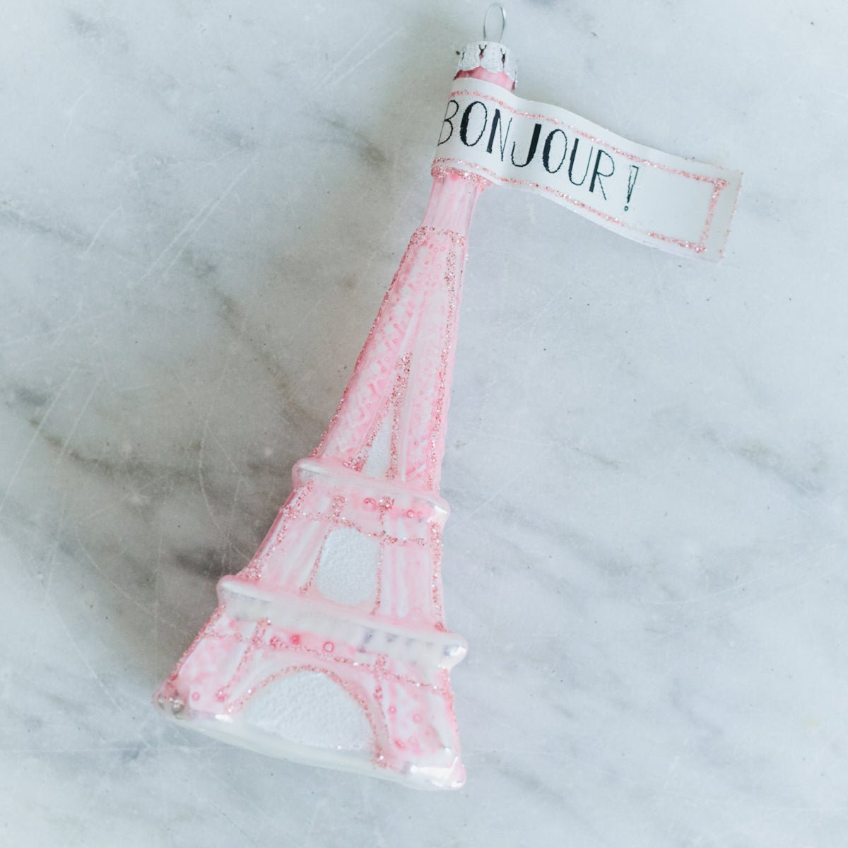 Blown Glass Eiffel Tower Ornament - elsie green - decor