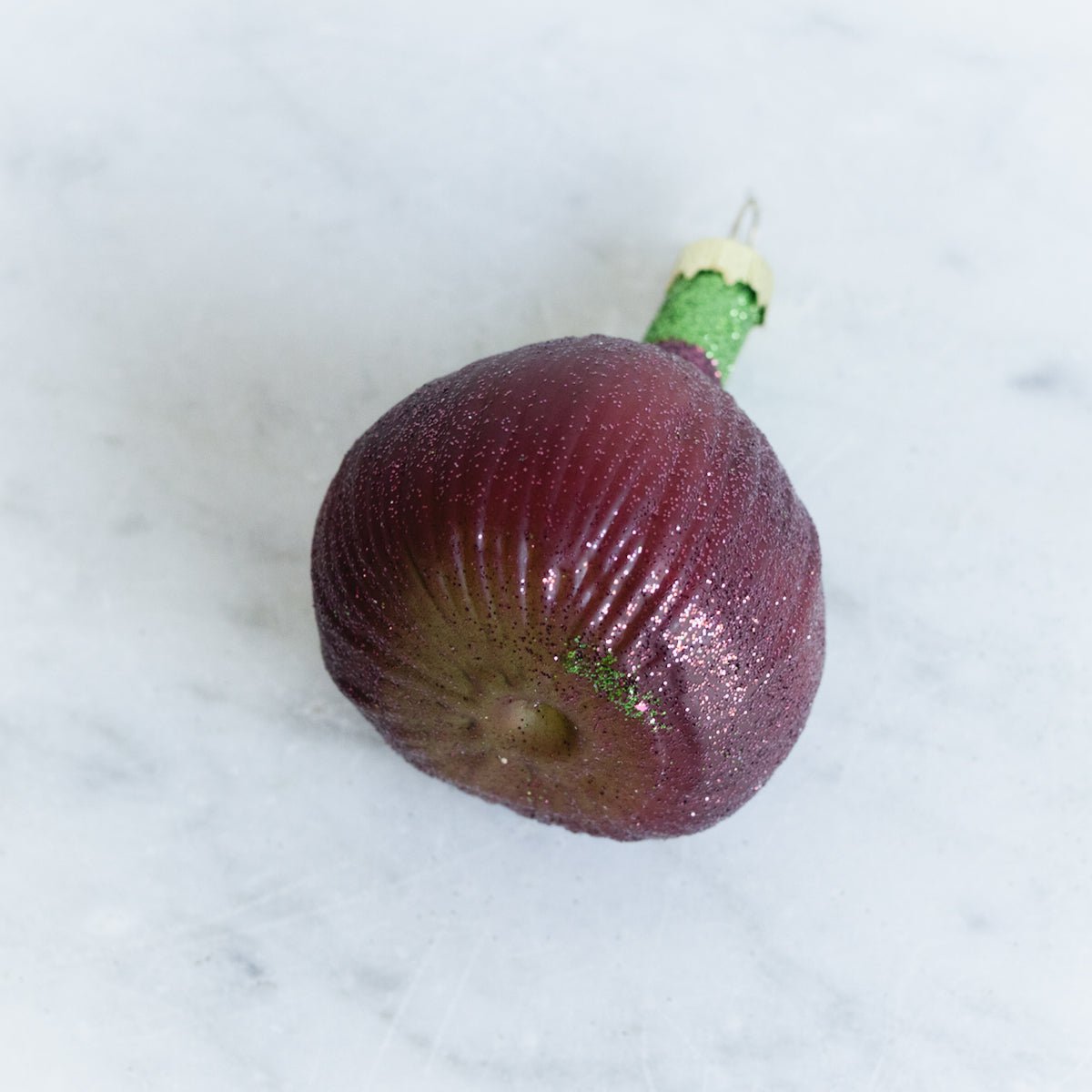 Blown Glass Fig Ornament - elsie green - decor
