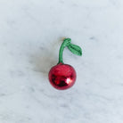 Blown Glass Foil Cherry Ornament - elsie green - decor