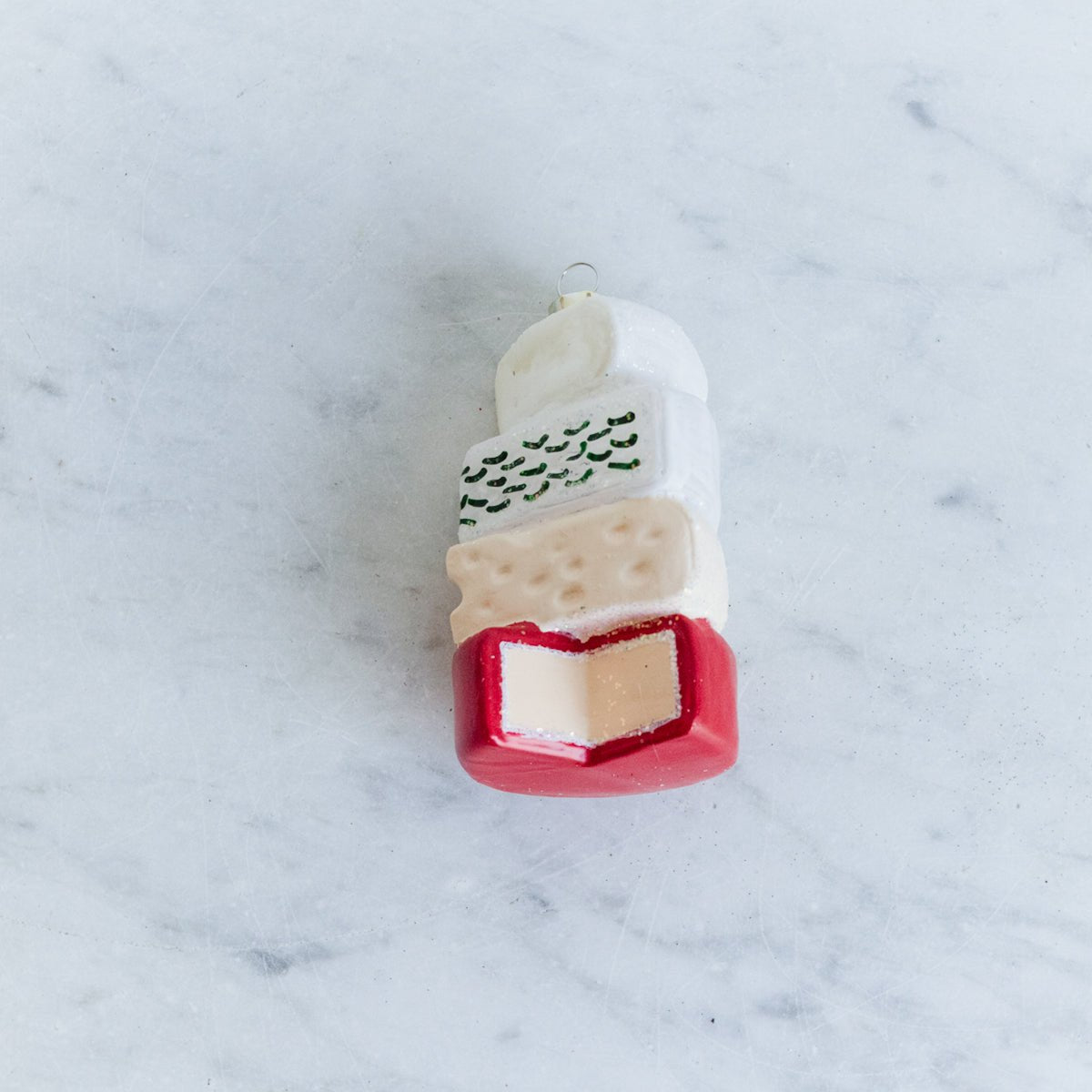Blown Glass Fromagerie Ornament - elsie green - decor