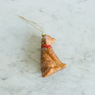 Blown Glass Labradoodle Ornament - elsie green - decor