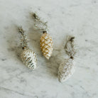 Blown Glass Pinecone Ornament - elsie green - decor