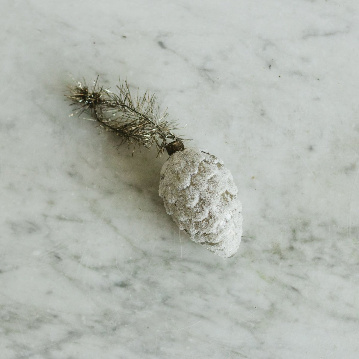 Blown Glass Pinecone Ornament - elsie green - decor