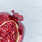 Blown Glass Pomegranate Ornament - elsie green - decor