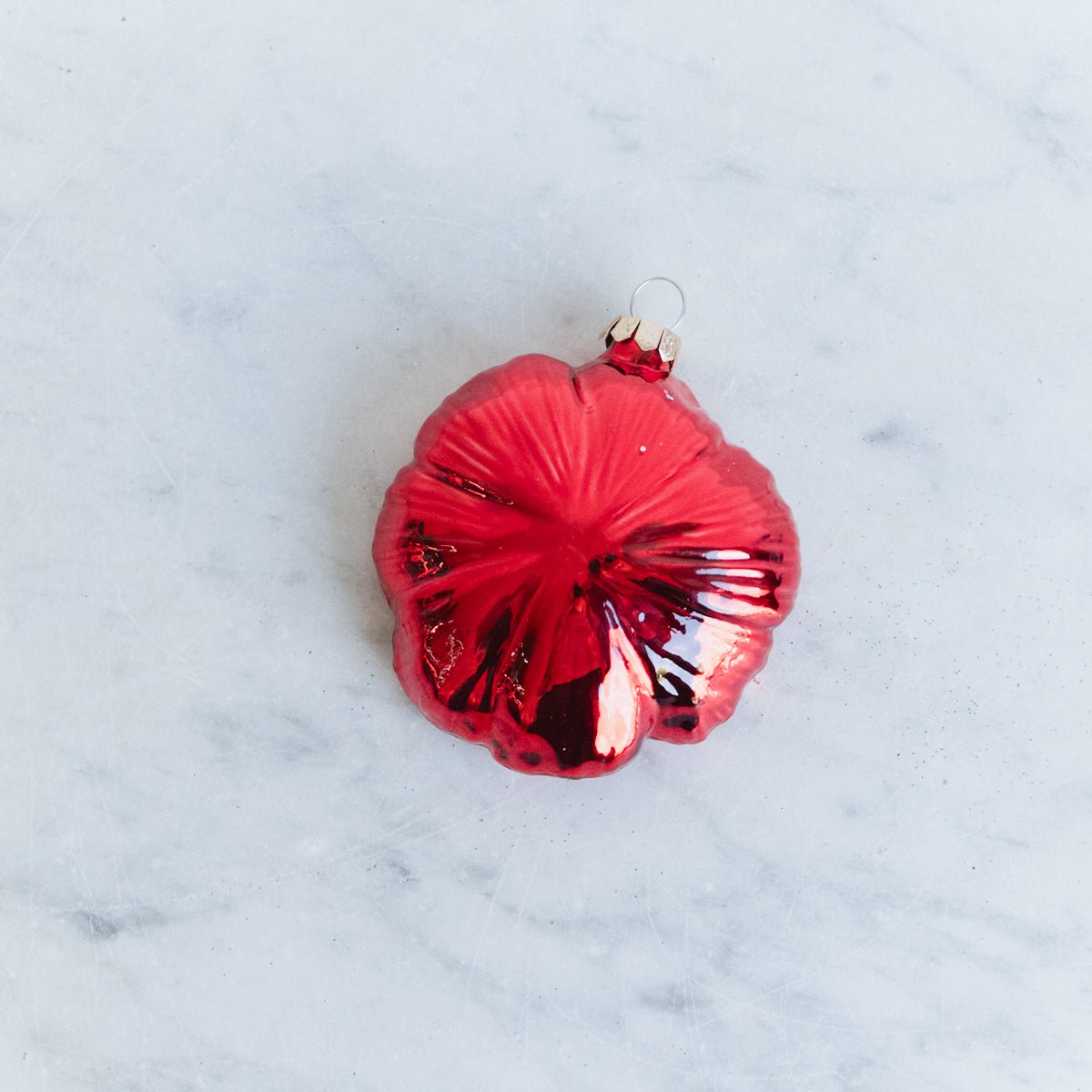 Blown Glass Poppy Ornament - elsie green - decor