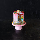 Blown Glass Sprinkle Cake Ornament - elsie green - decor