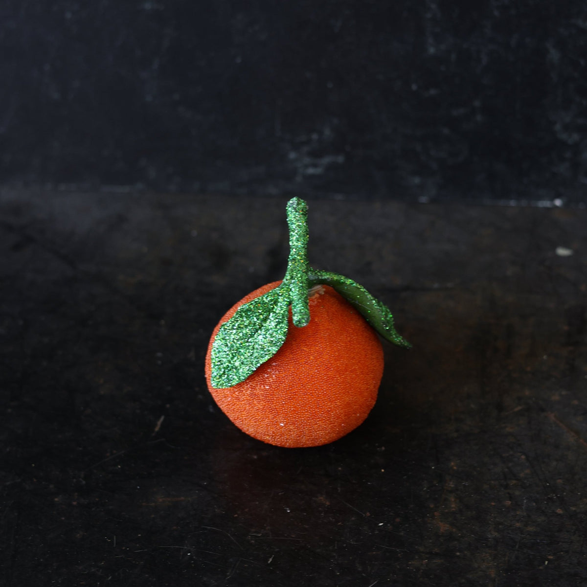 Blown Glass Tangerine Ornament - elsie green - decor