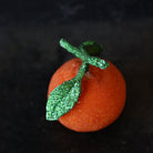 Blown Glass Tangerine Ornament - elsie green - decor