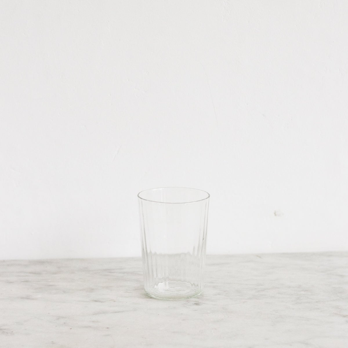 Blown Glass Tumbler with Brass Balancing Tray - elsie green - the french kitchen