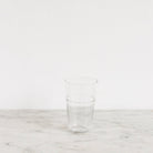 Blown Glass Tumbler with Brass Balancing Tray - elsie green - the french kitchen