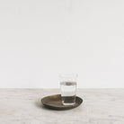 Blown Glass Tumbler with Brass Balancing Tray - elsie green - the french kitchen