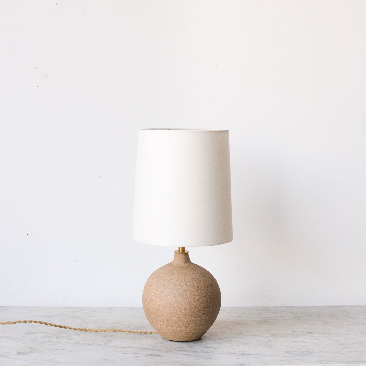 Bob Dinetz Hand Made Lamp - Sandstone - elsie green - Decor