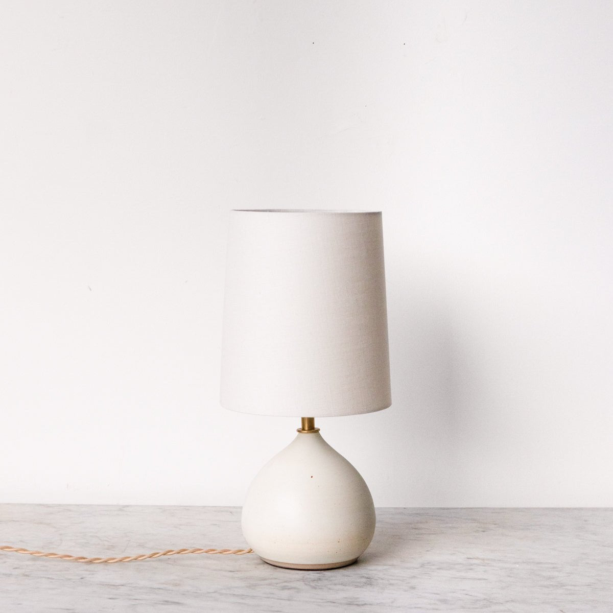 Bob Dinetz Hand Made Lamp - White - elsie green - Decor