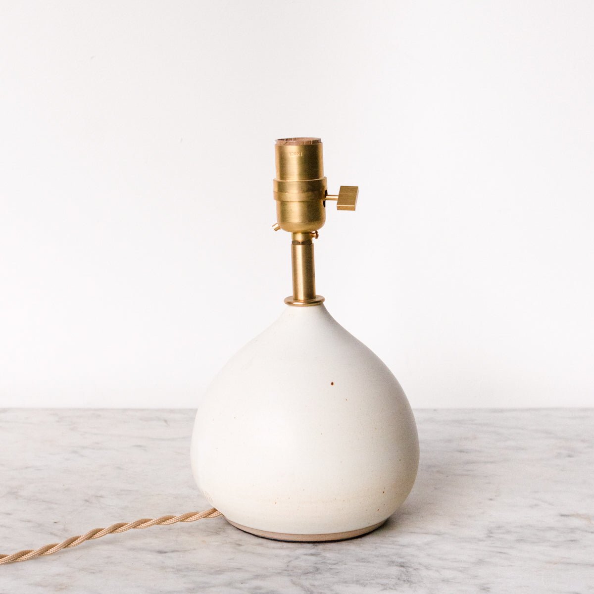 Bob Dinetz Hand Made Lamp - White - elsie green - Decor