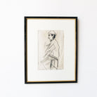 Bob Tenhoop Drawing Seated Man - elsie green - Art