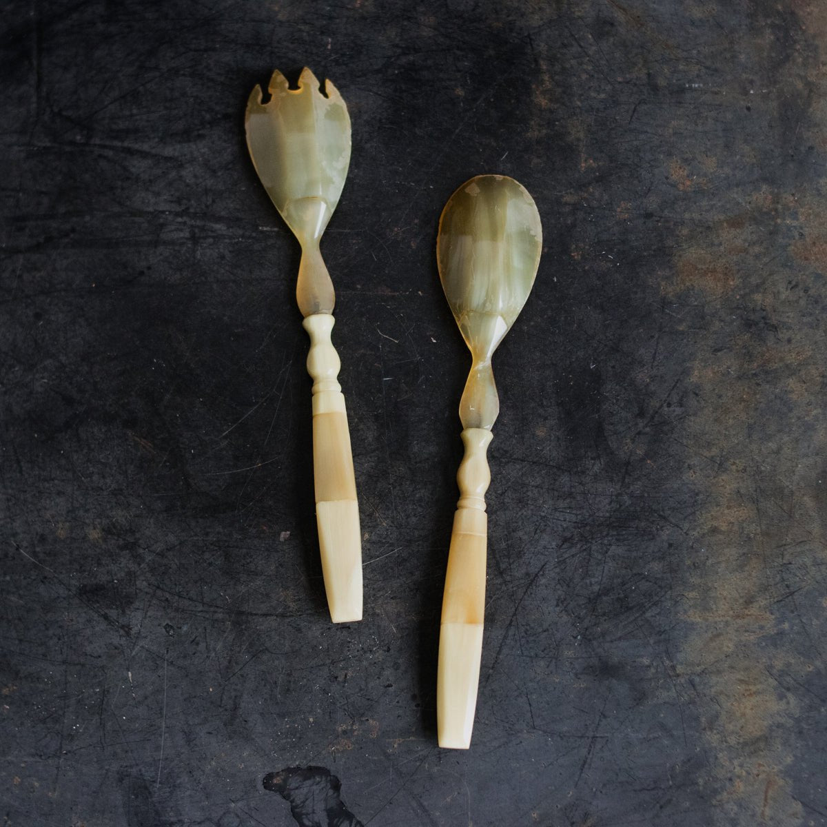 Bone and Horn Serving Set - elsie green - the french kitchen