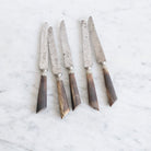 Bone Knife with Stamped Blade Set of 6 - elsie green - the french kitchen