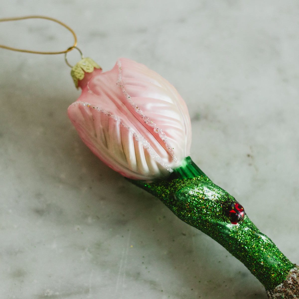 Botanical Tulip Ornament - elsie green - decor