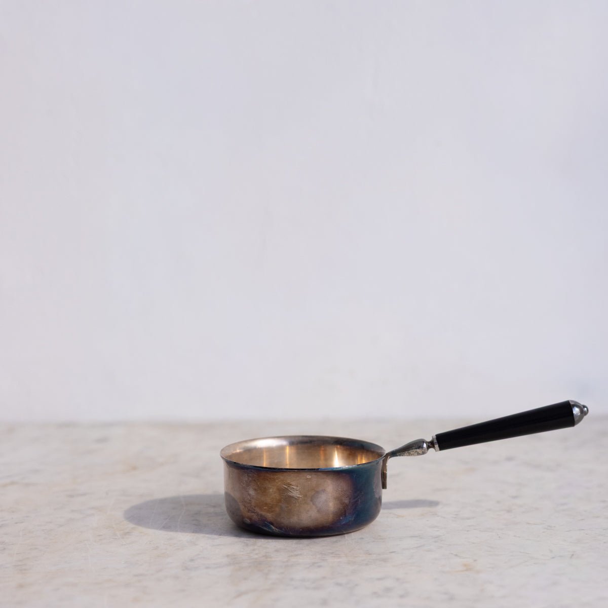 Bouillet & Bourdelle Silver Sauce Warmer - elsie green - the french kitchen