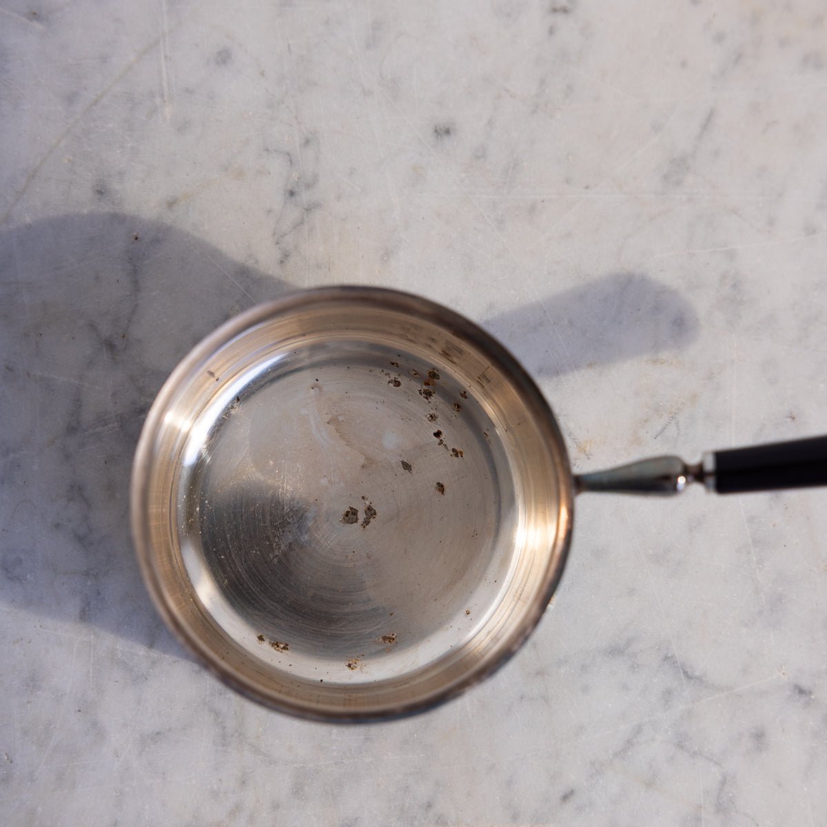 Bouillet & Bourdelle Silver Sauce Warmer - elsie green - the french kitchen