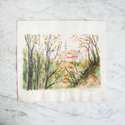 Bourgogne Chateau Watercolor Painting - elsie green - art