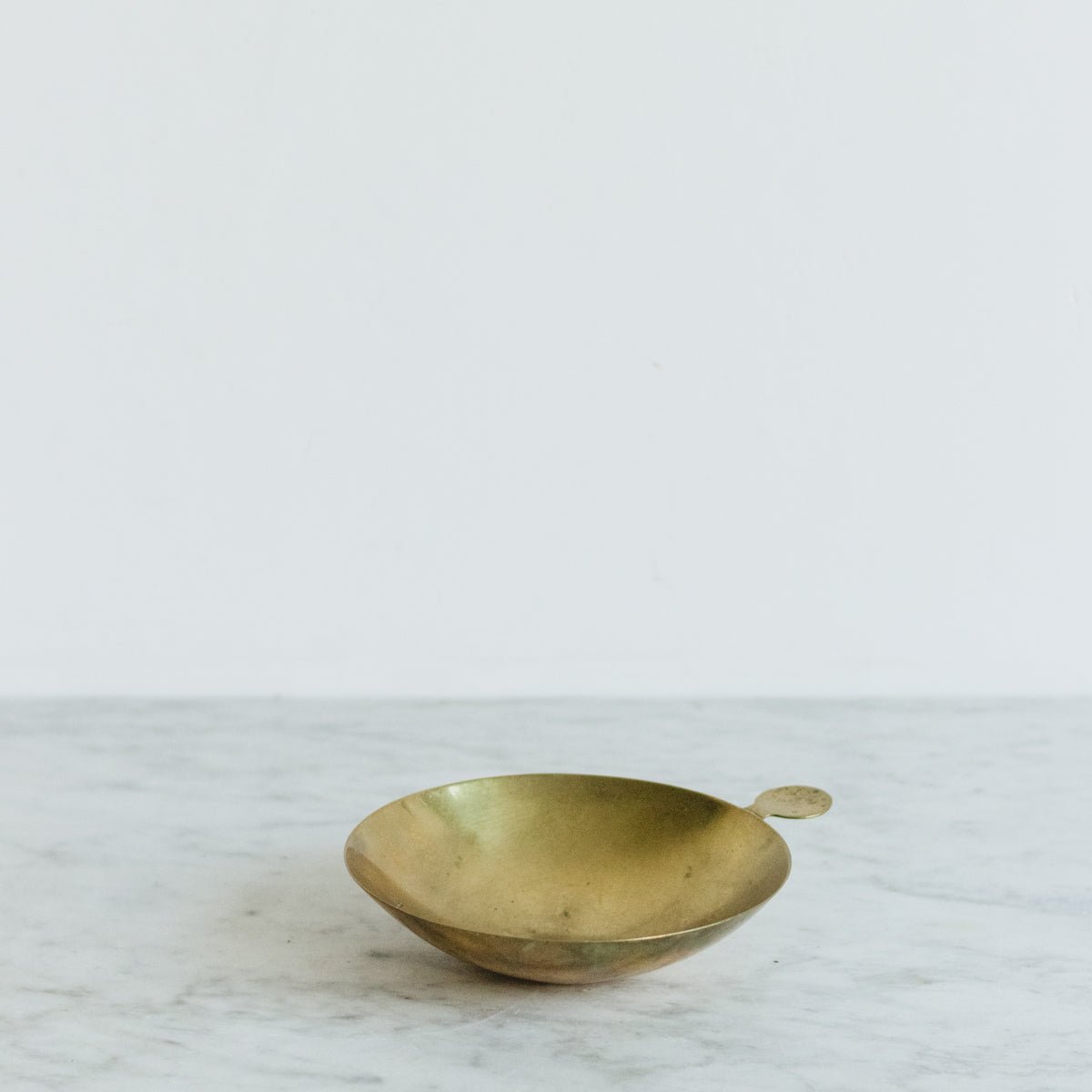 Brass Balancing Plate with 14 Petite Shell Spoons - elsie green - The French Kitchen