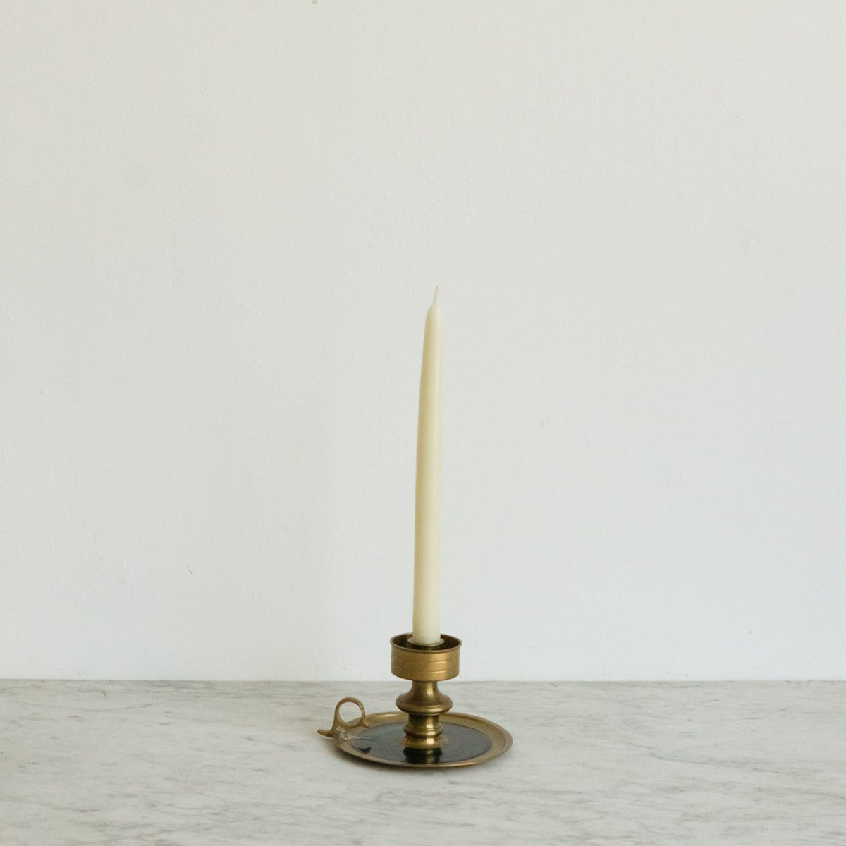 Brass Chamber Candlestick - elsie green - decor