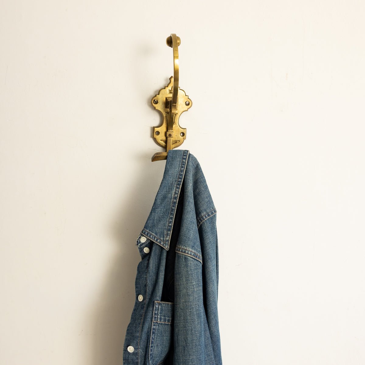 Brass Coat Hook - elsie green - decor