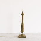 Brass Column Lamp - elsie green - decor