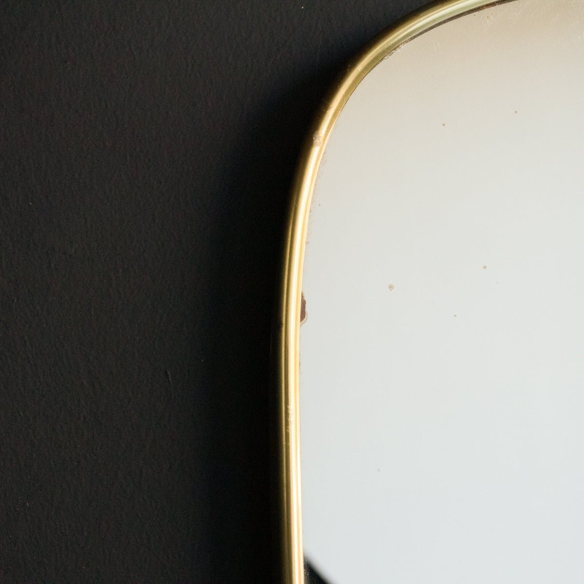 Brass Frame Mid - century Mirror - elsie green - decor