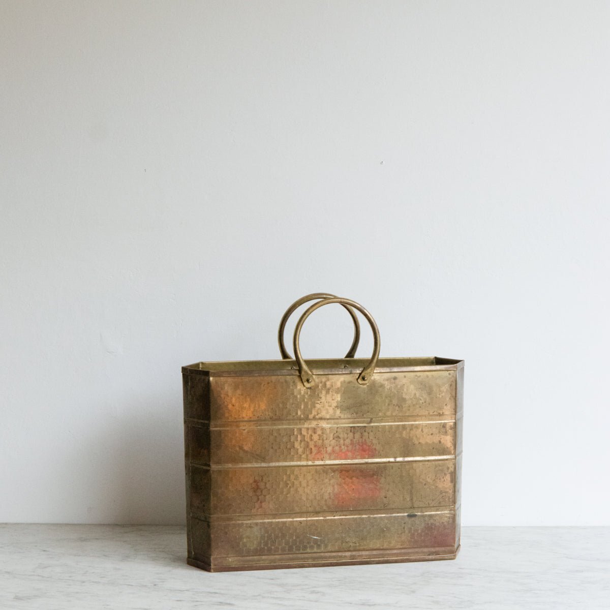 Brass Magazine Stand - elsie green - decor