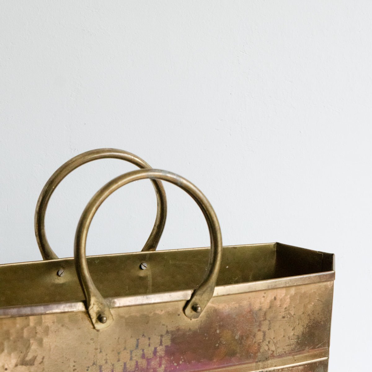 Brass Magazine Stand - elsie green - decor