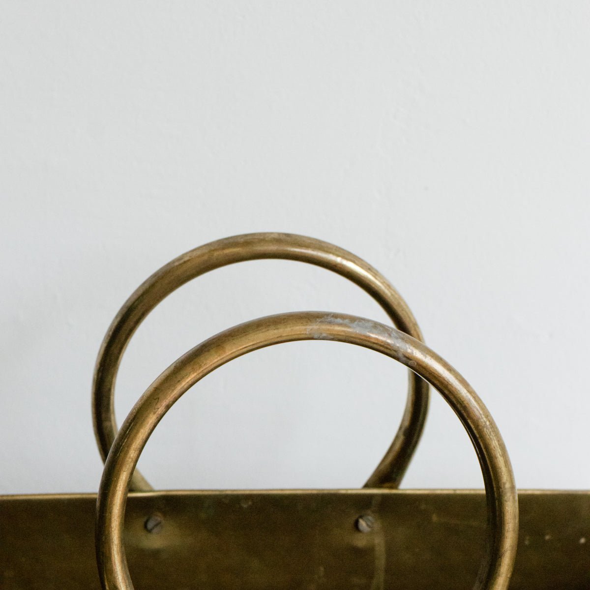 Brass Magazine Stand - elsie green - decor