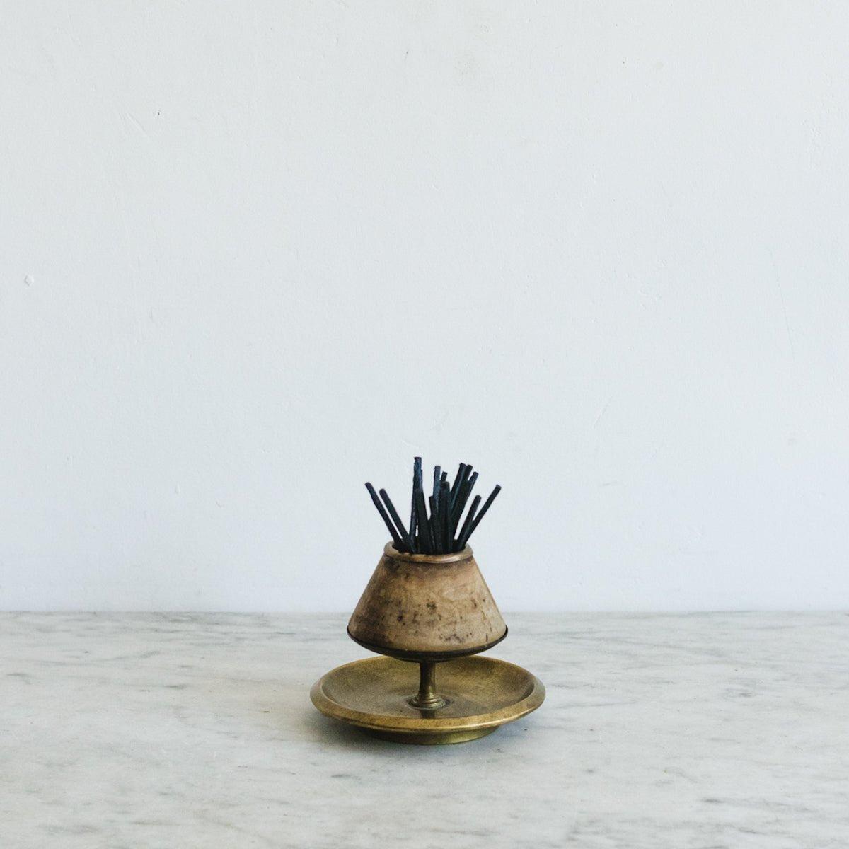 Brass Match Caddy - elsie green - decor