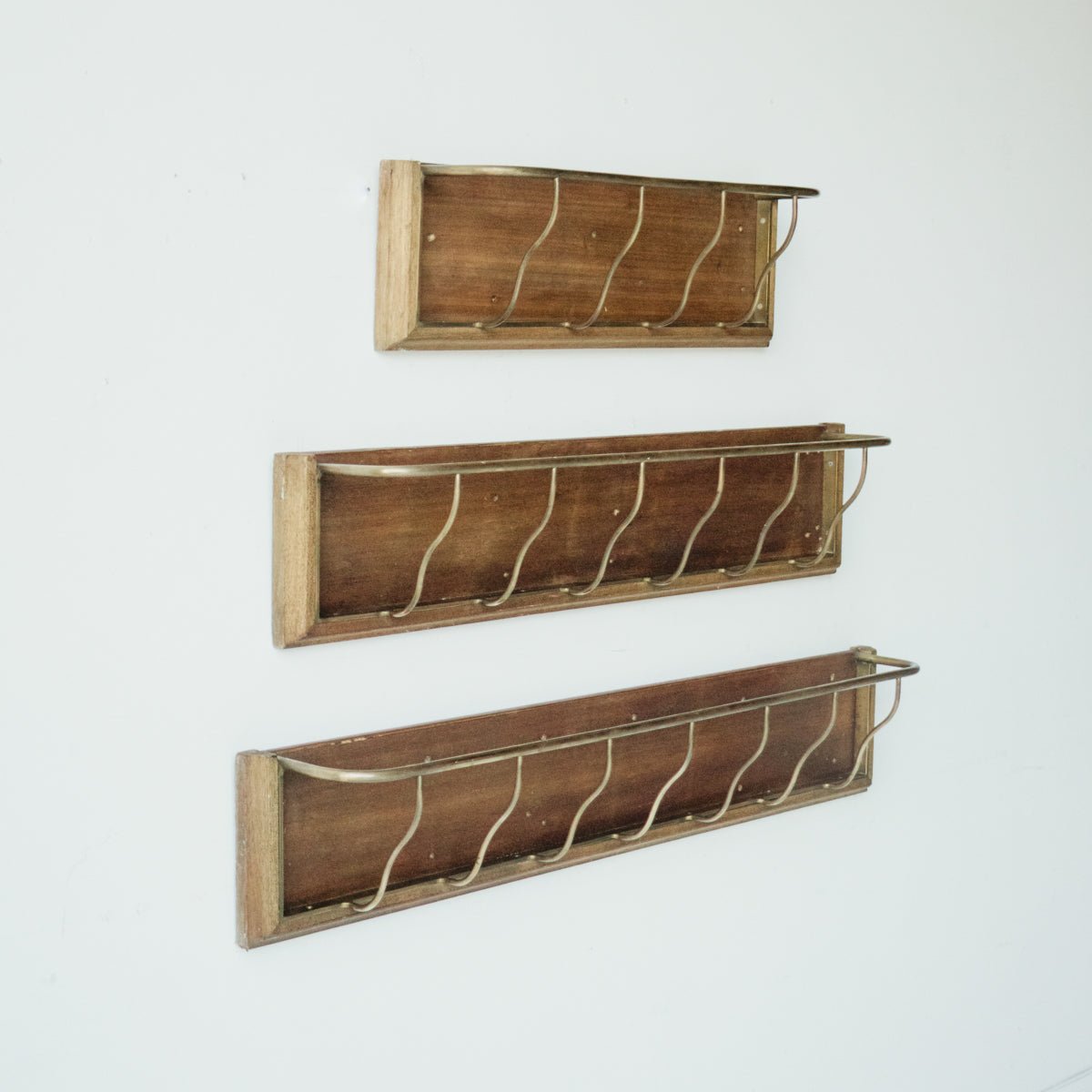 Brass & Oak Baguette Rack - elsie green - decor