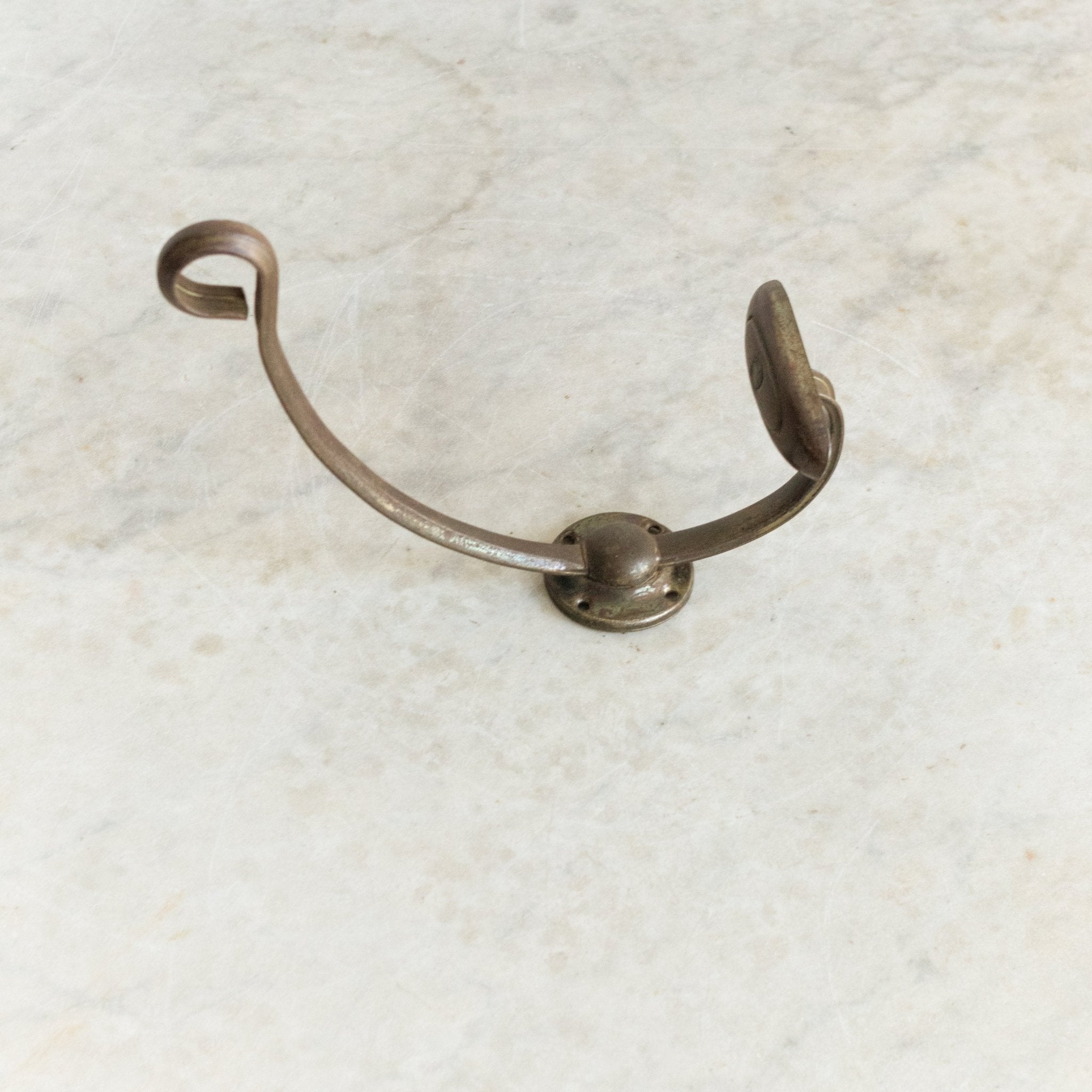 Brass Plated Coat Hook - elsie green - decor
