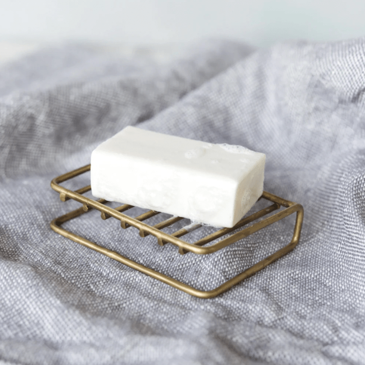 Brass Soap Stand - elsie green - Decor