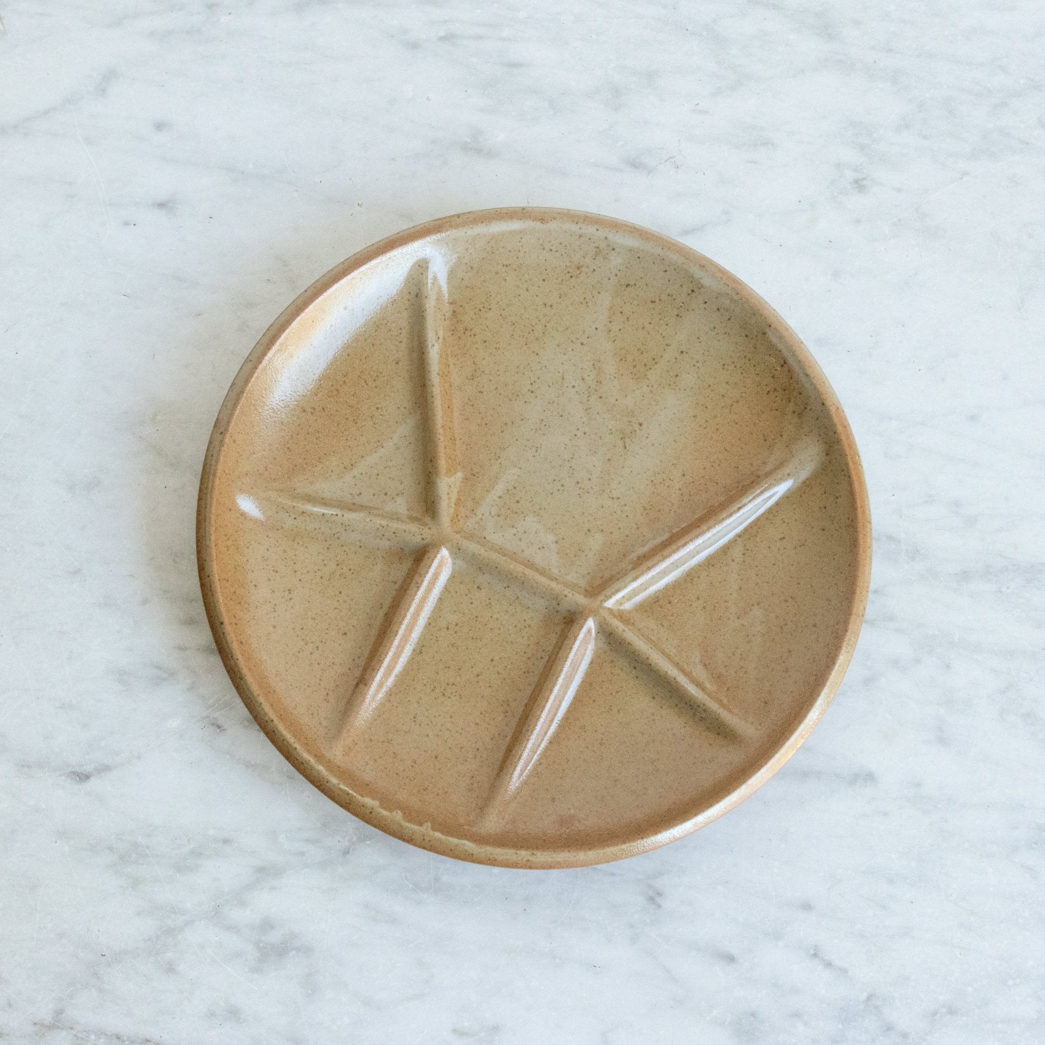 Brenne Divided Stoneware Plate Set Of 6 - elsie green - The French Kitchen