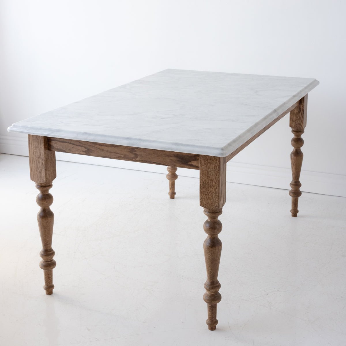 Brocanteur Marble Kitchen Table - elsie green - Custom Furniture