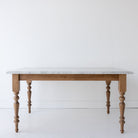 Brocanteur Marble Kitchen Table - elsie green - Custom Furniture