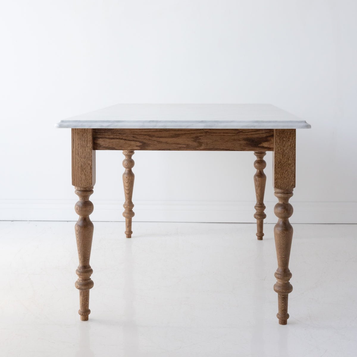 Brocanteur Marble Kitchen Table - elsie green - Custom Furniture